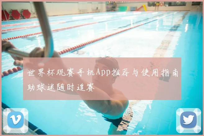 世界杯观赛手机App推荐与使用指南助球迷随时追赛